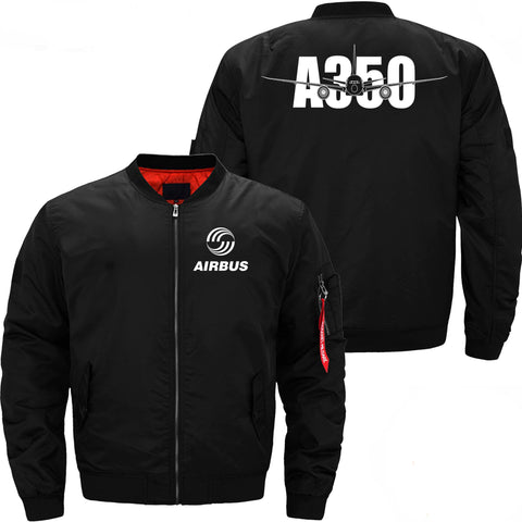 PilotX Jacket Black thin / XS A350 With Aircraft