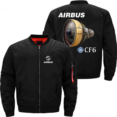 PilotX Jacket Black thin / XS Airbus & CF6 Jacket -US Size