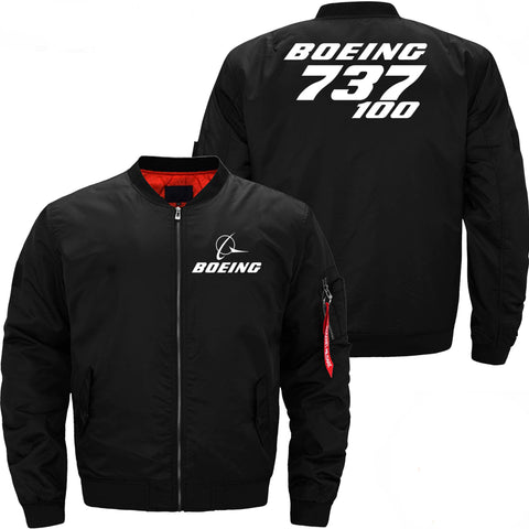 PilotX Jacket Black thin / XS Boeing 737-100