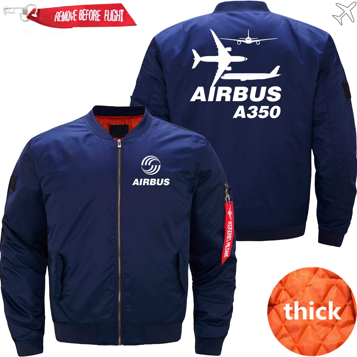 PilotX Jacket Dark blue thick / XS Airbus A350