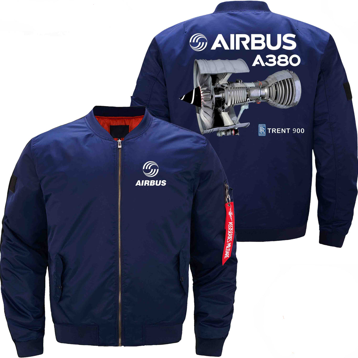 PilotX Jacket Dark blue thin / S Airbus A380 TRENT 900 Jacket -US Size