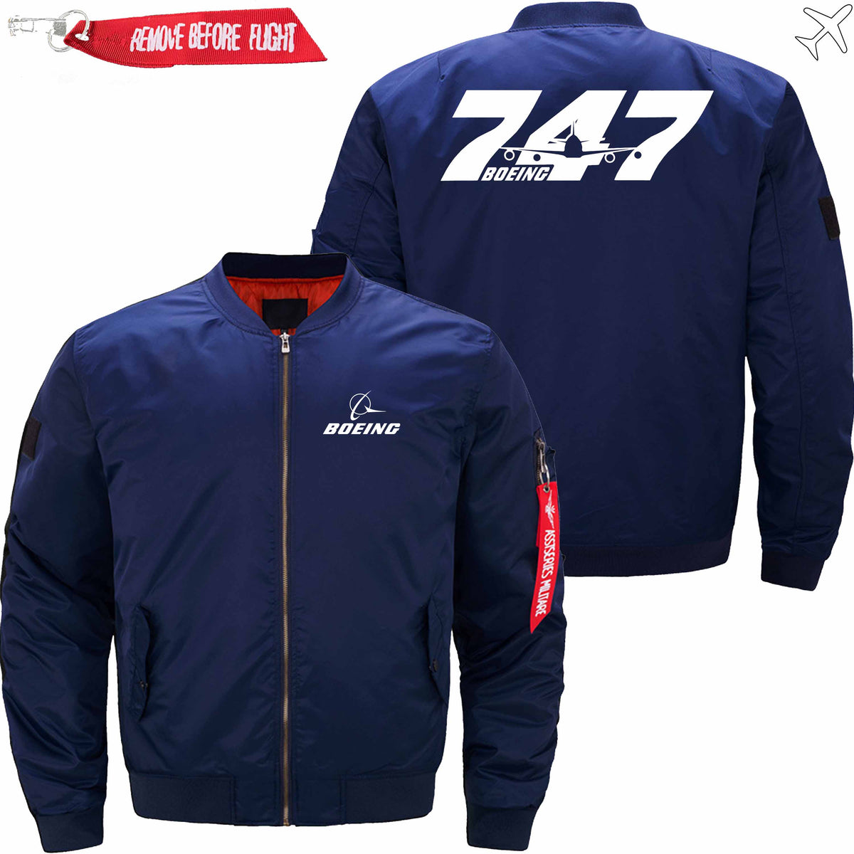 PilotX Jacket Dark blue thin / S B 747 Jacket -US Size