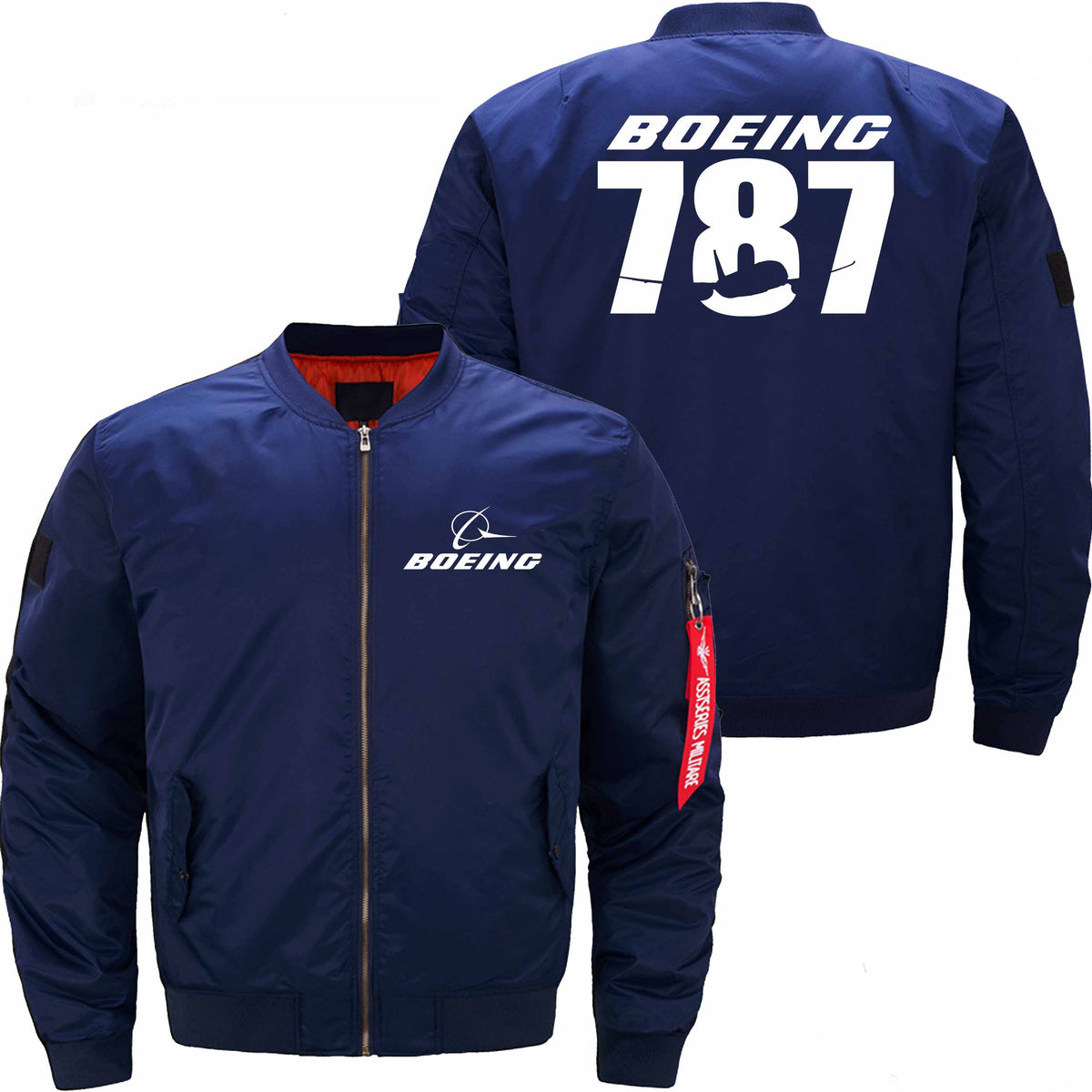 PilotX Jacket Dark blue thin / S B-787 Jacket -US Size