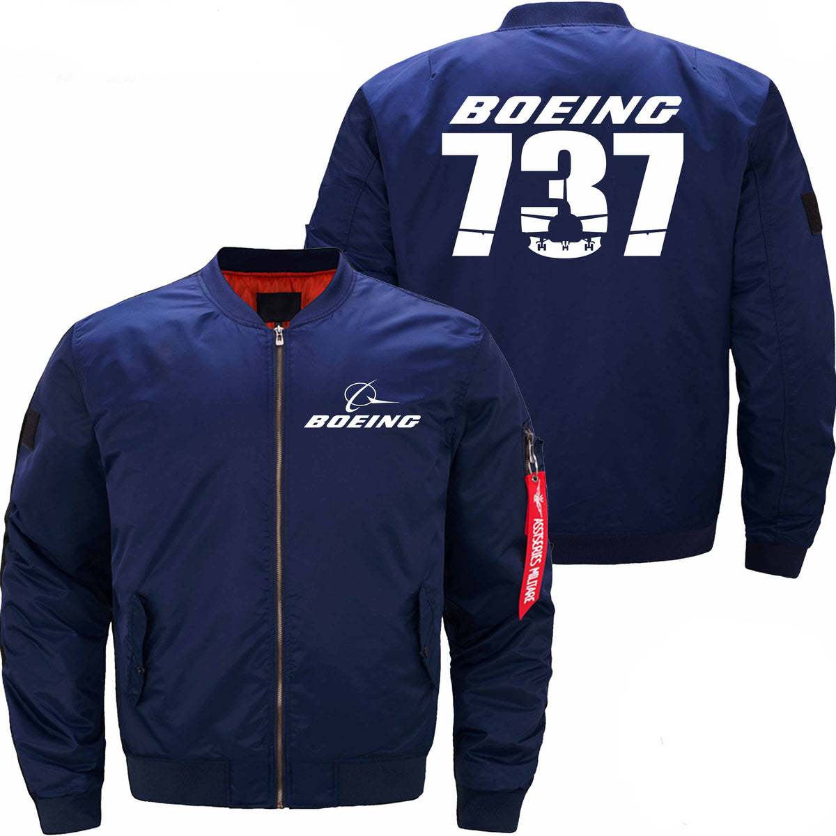 PilotX Jacket Dark blue thin / S The-737 Jacket -US Size