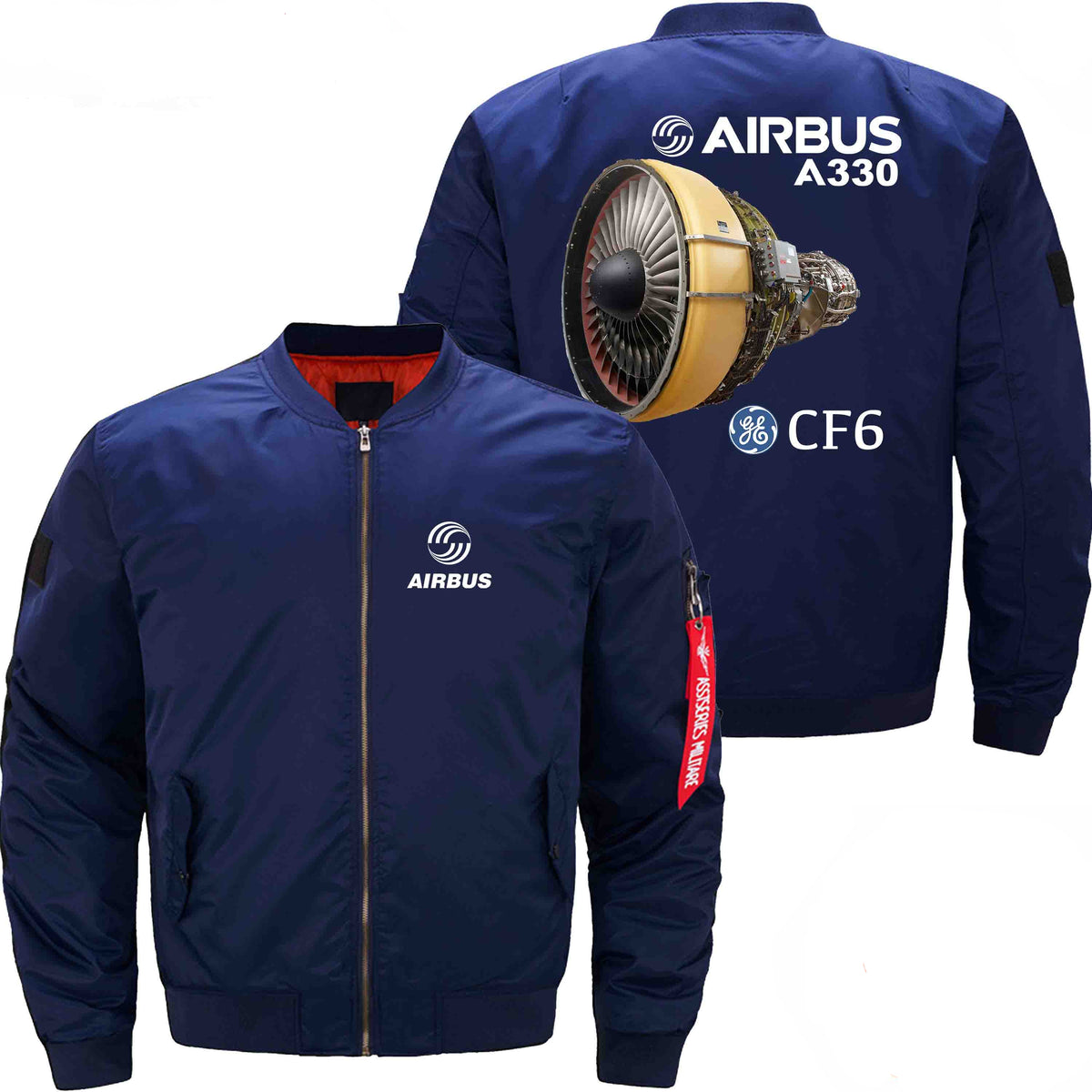 PilotX Jacket Dark blue thin / XS Airbus A330 & CF6 Jacket -US Size