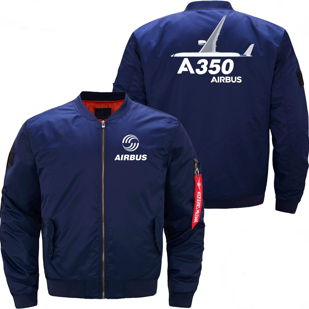 PilotX Jacket Dark blue thin / XS Airbus A350 Side View