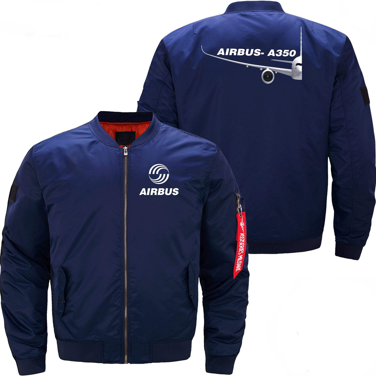 PilotX Jacket Dark blue thin / XS Airbus A350 Side View