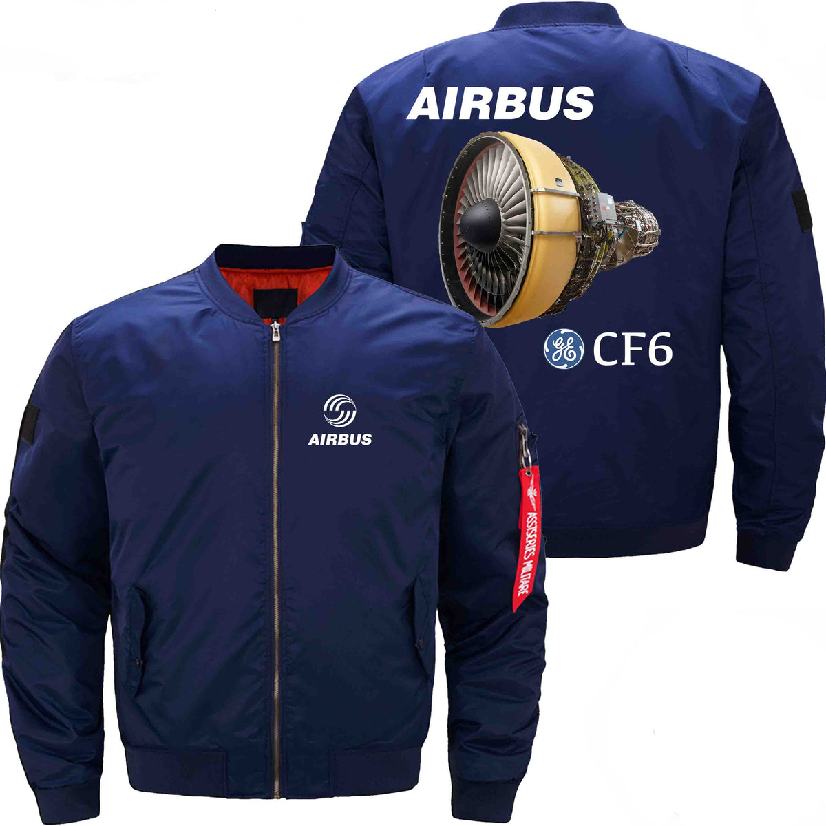 PilotX Jacket Dark blue thin / XS Airbus & CF6 Jacket -US Size