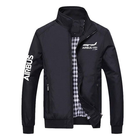 PilotX Summer Jacket Black / S THE AIRBUS A350 WXB STYLISH DESIGNED JACKETS