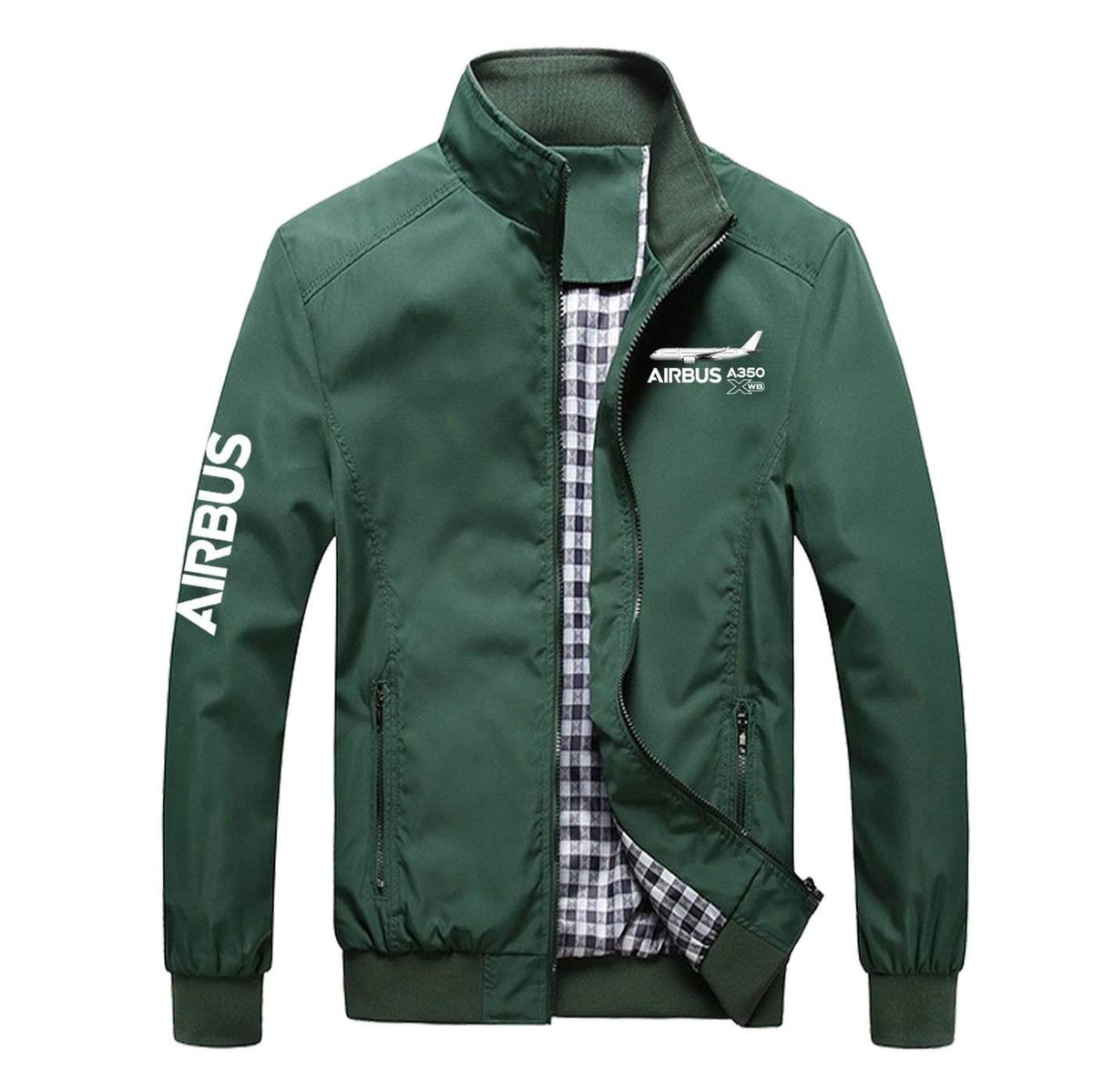 PilotX Summer Jacket Green / S THE AIRBUS A350 WXB STYLISH DESIGNED JACKETS