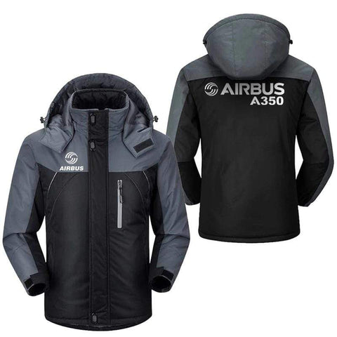 PilotX Windbreaker Jackets Black Gray / M Airbus A350 Jacket