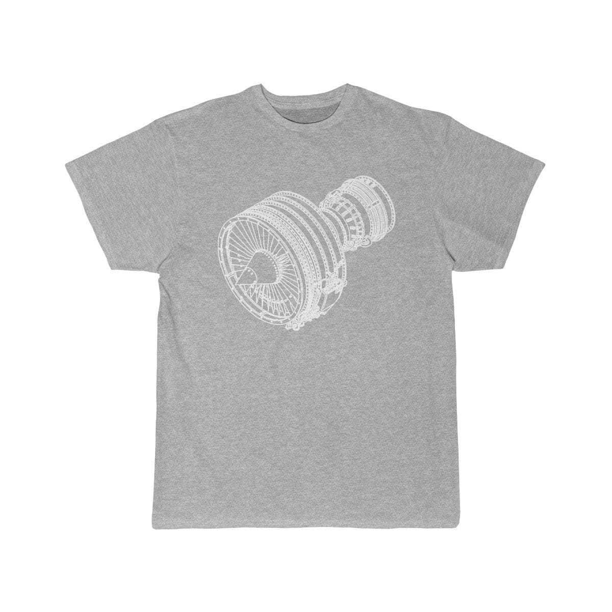 Printify T-shirt Athletic Heather / S Jet Engine A330