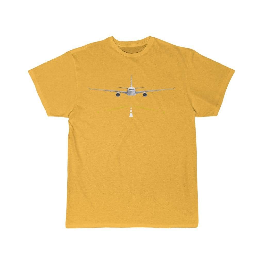 Printify T-Shirt Gold / S AIRBUS A330 RUNWAY -T SHIRTS