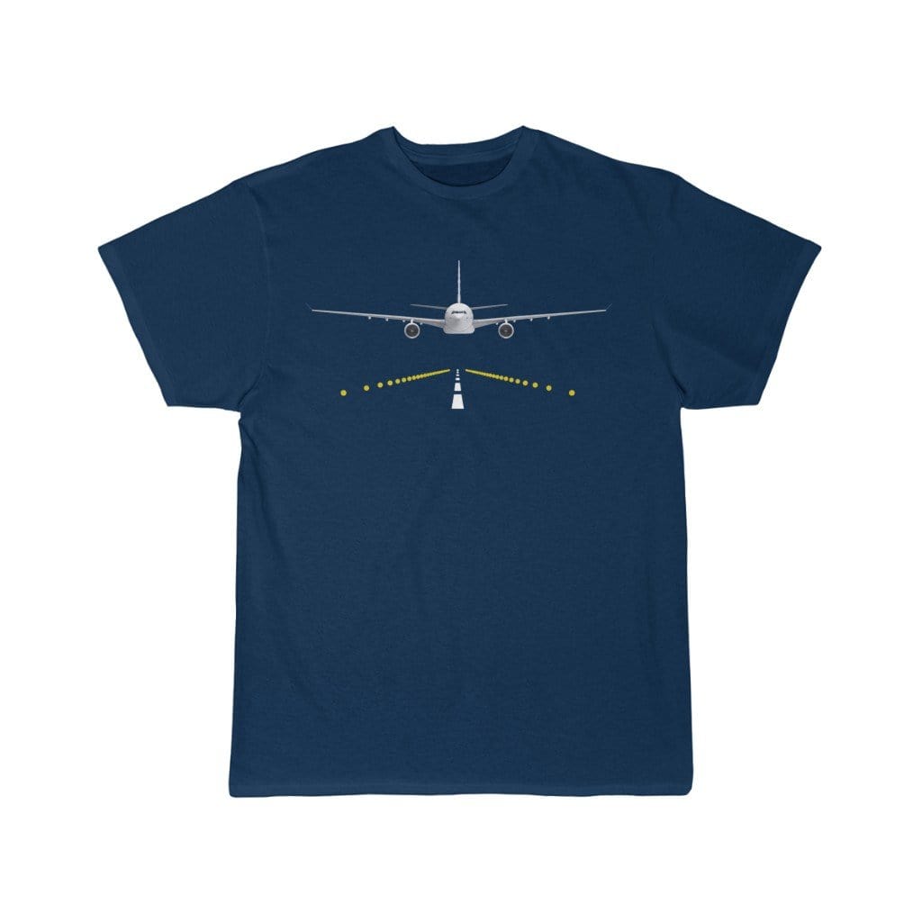 Printify T-Shirt Navy / S AIRBUS A330 RUNWAY -T SHIRTS