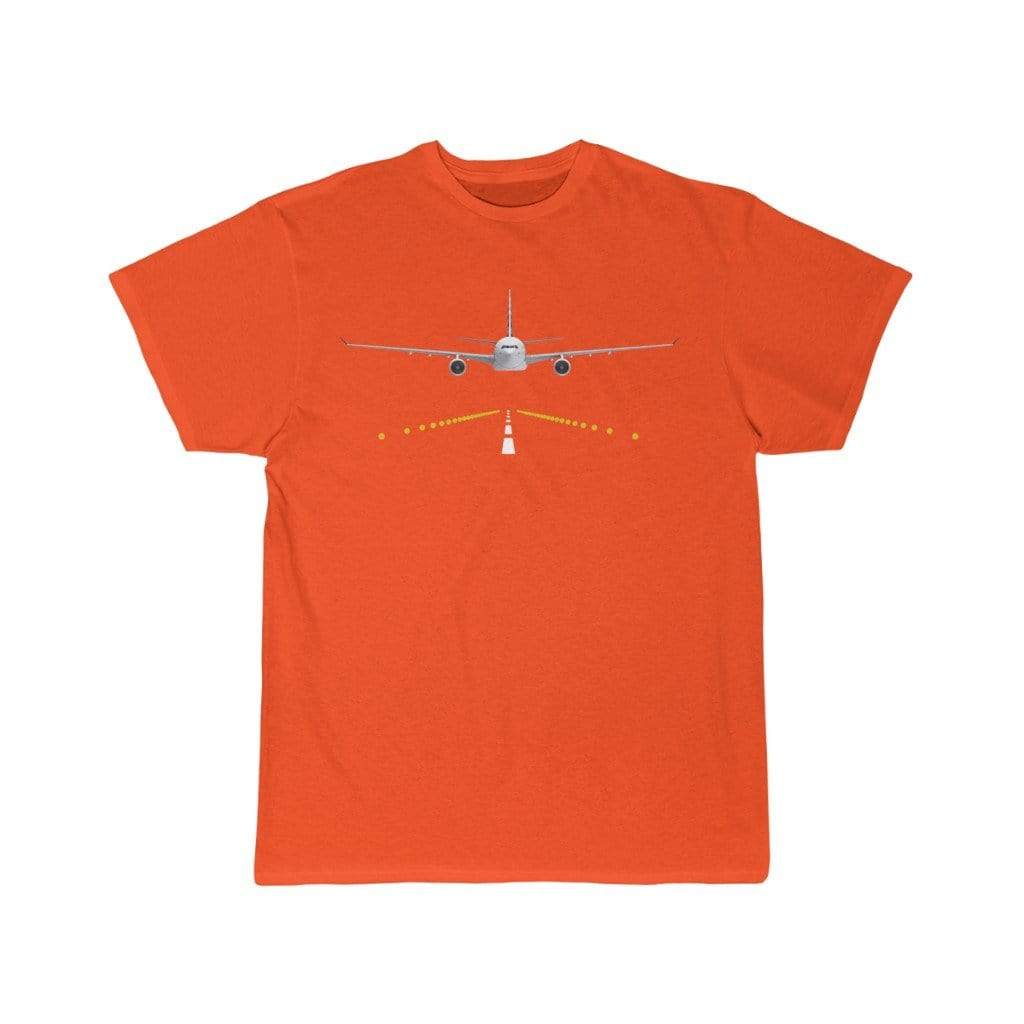 Printify T-Shirt Orange / S AIRBUS A330 RUNWAY -T SHIRTS