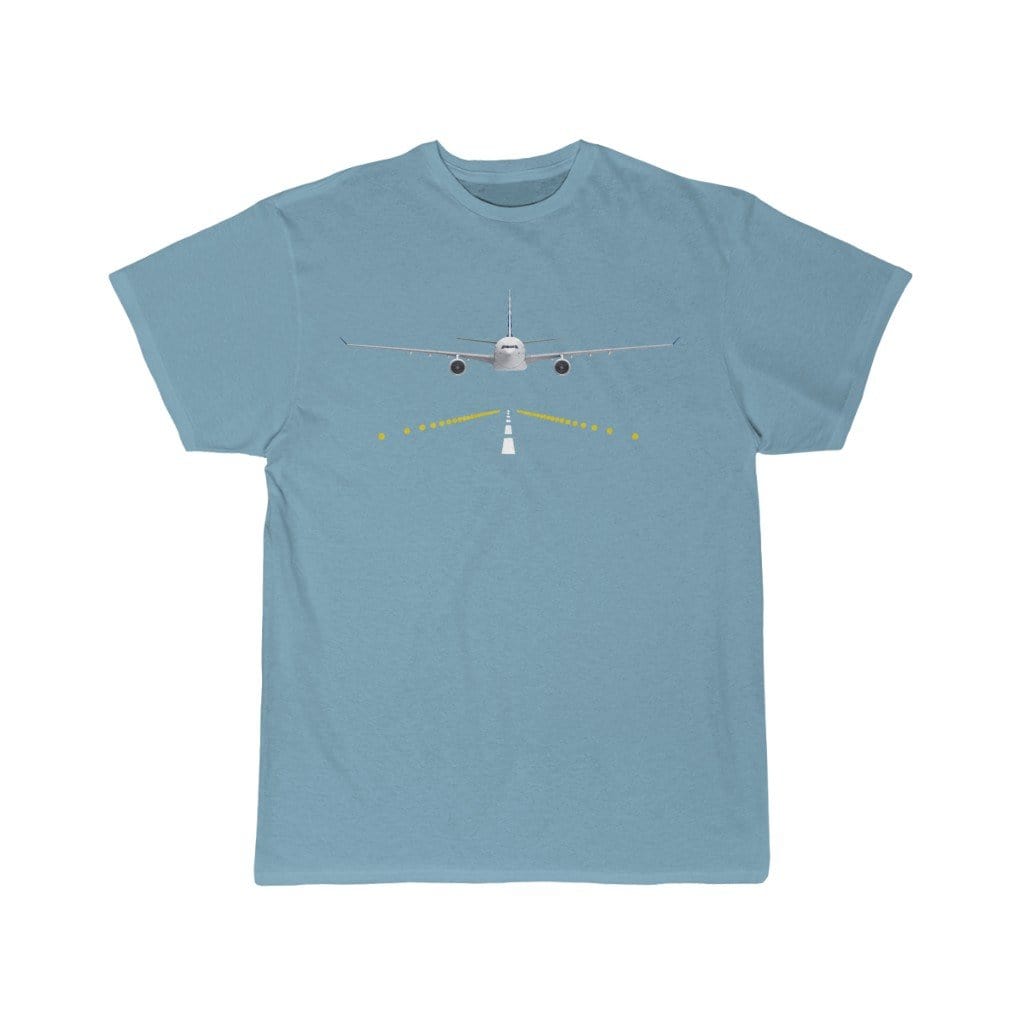 Printify T-Shirt Sky Blue / S AIRBUS A330 RUNWAY -T SHIRTS